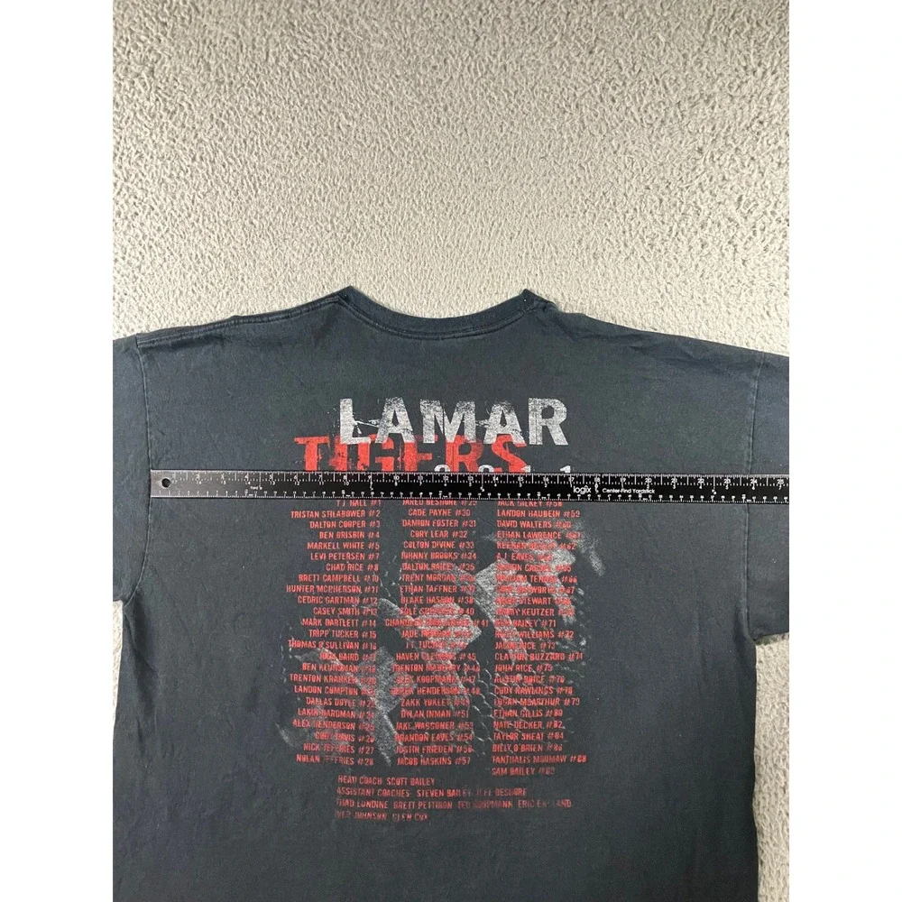 Retro Gildan T-Shirt Men 2XL Lamar State Champs Missouri Class 2 Football Grunge